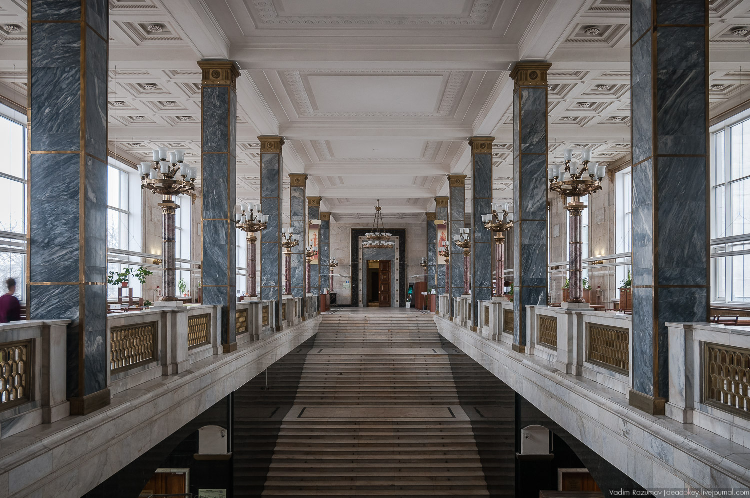 РГБ. Российская государственная библиотека. Интерьеры читального зала