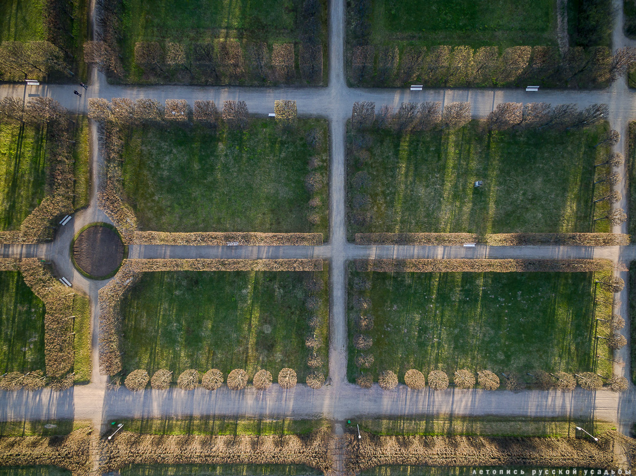 усадьба Архангельское с квадрокоптера (аэросъемка с дрона)