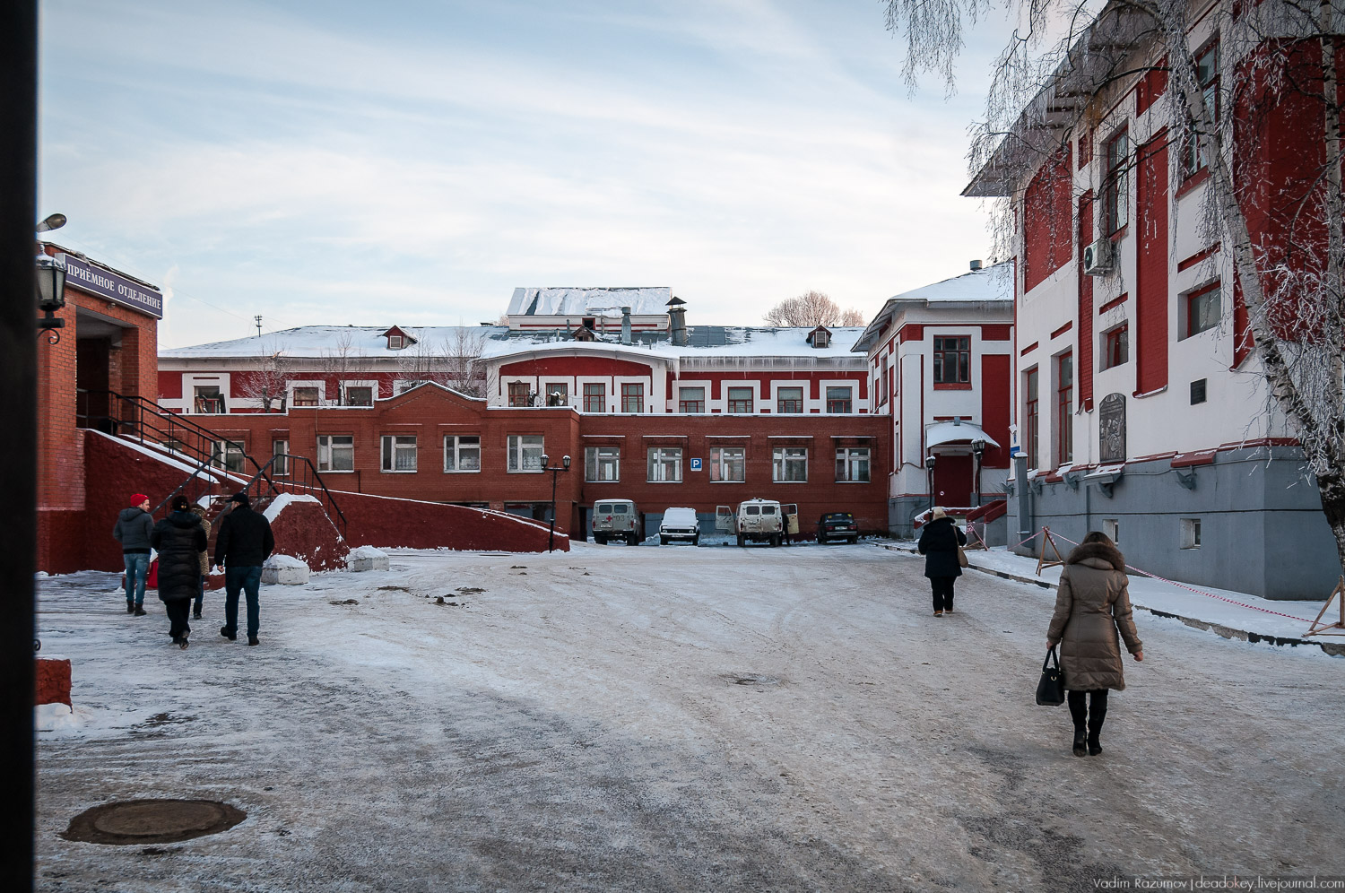 Больничный комплекс, казарма и театр в Орехово-Зуево