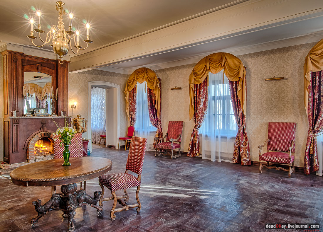 усадьба Талицы Аигиных, интерьер после реставрации, ноябрь 2014