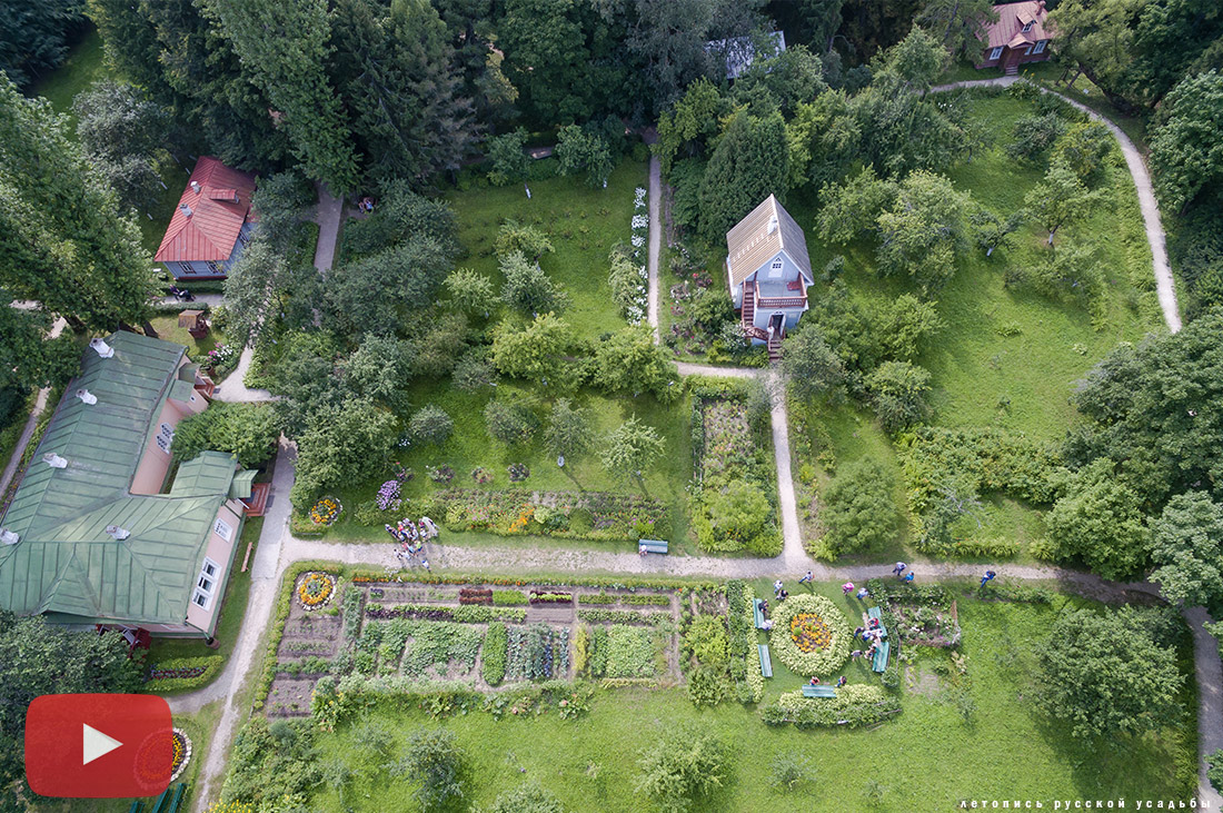 усадьба Мелихово, видео с квадрокоптера