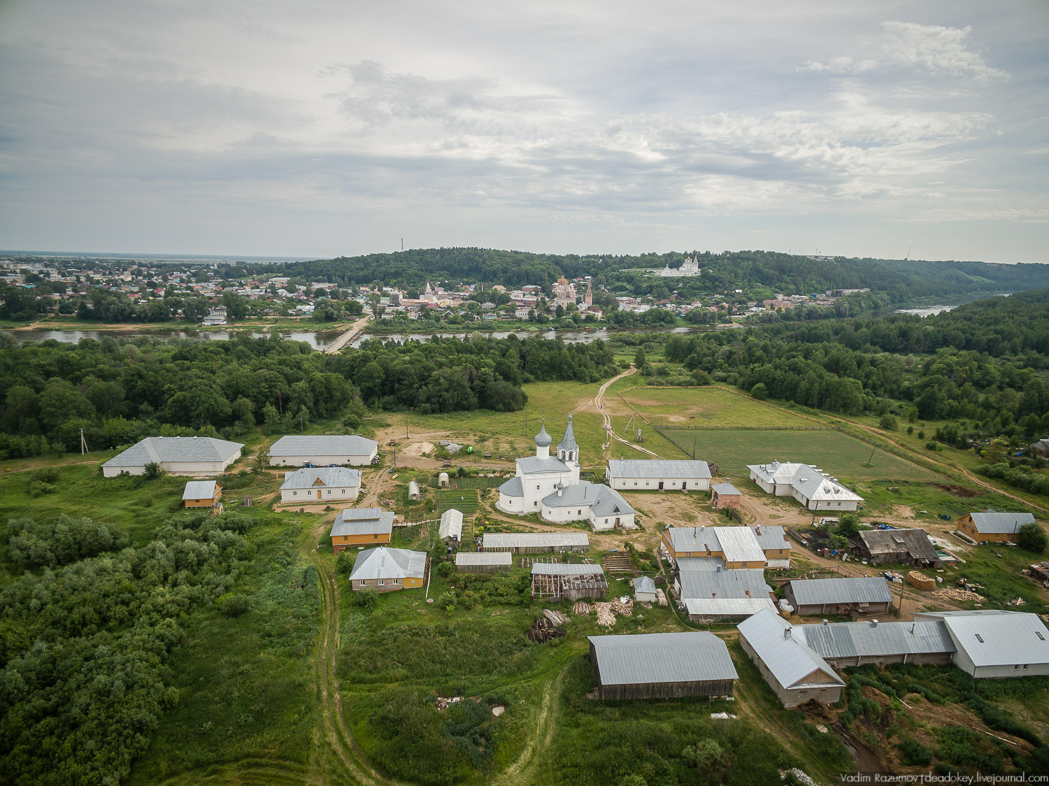 Гороховец с дрона