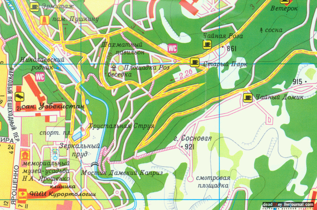 Кисловодский курортный парк, г. Кисловодск, Нижний парк