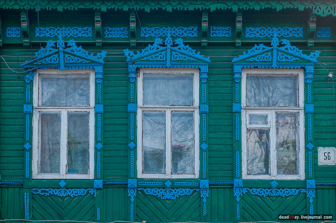 деревянные наличники Ельца, елецкий деревянный наличник