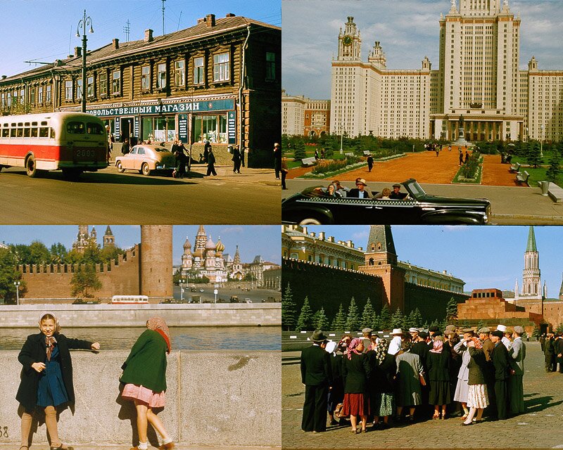 Москва 1956 года в фотографиях Жака Дюпакье