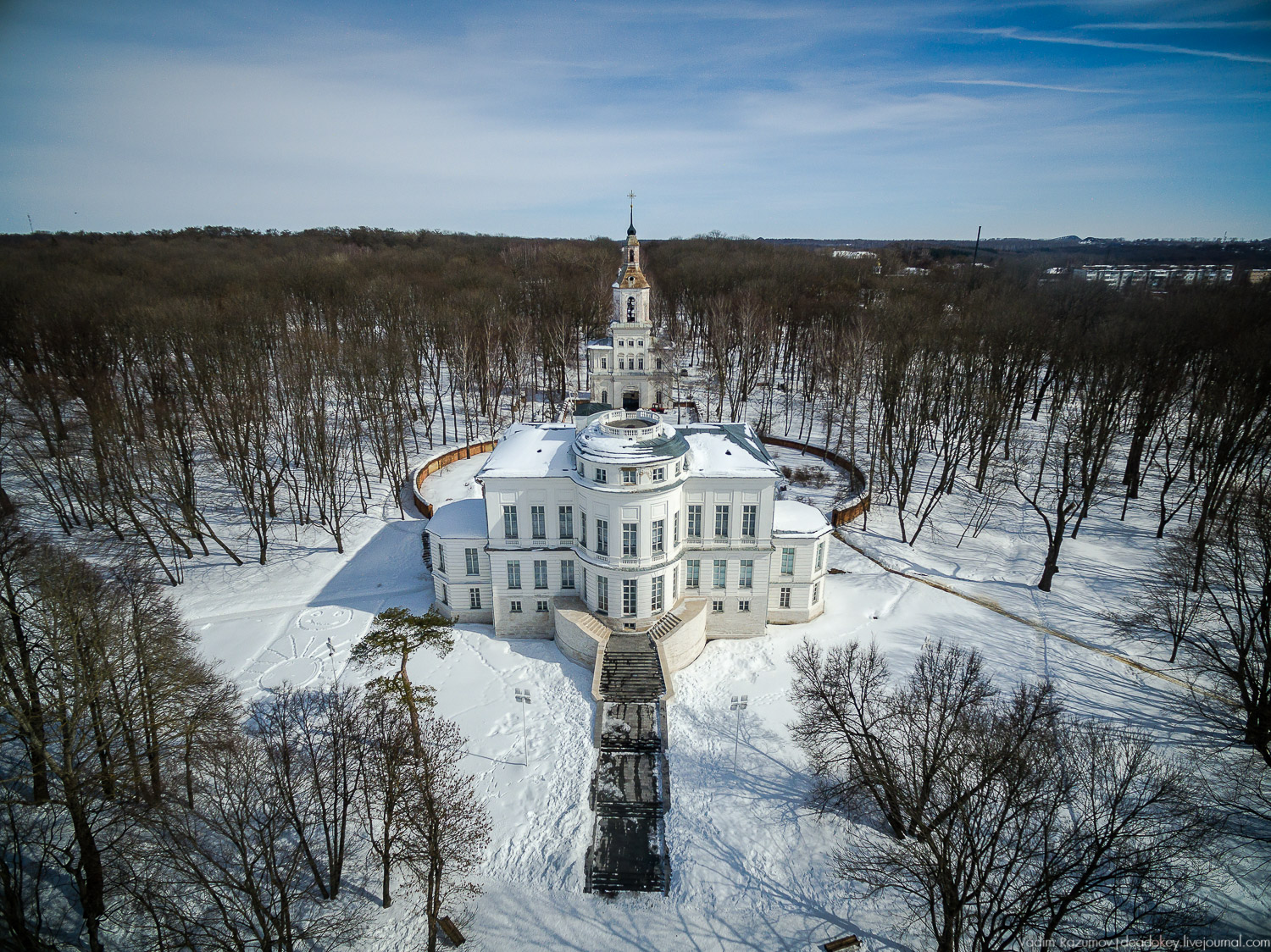 усадьба Богородицк, с дрона и квадрокоптера