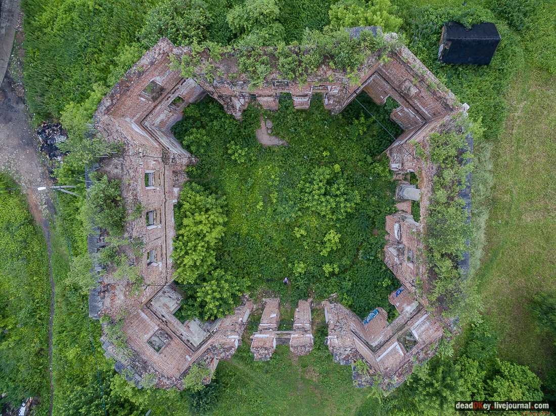 усадьба Петровское-Алабино с квадрокоптера