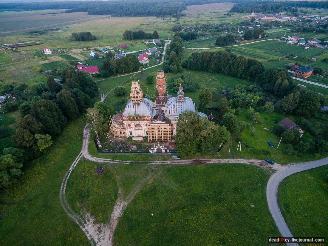 усадьба Ярополец Чернышевых с квадрокоптера