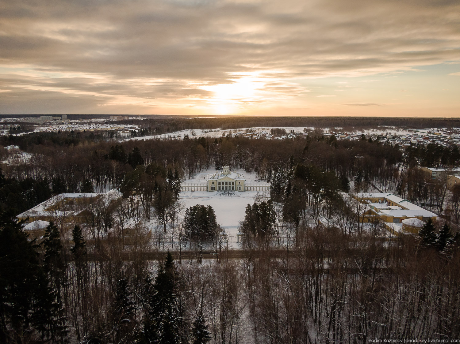 усадьба Валуево с дрона