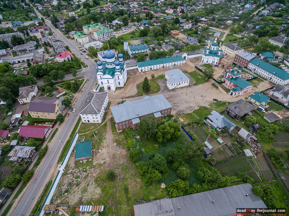 монастыри Углича с квадрокоптера
