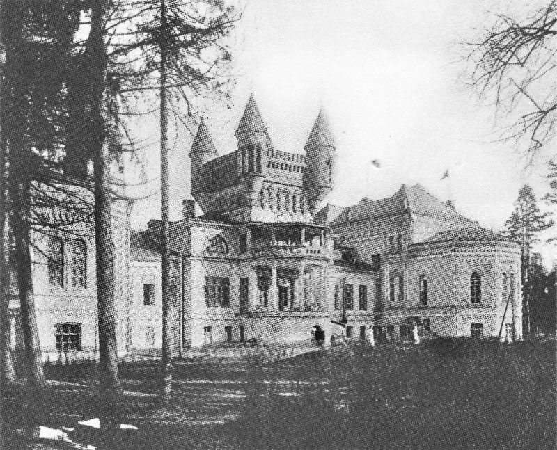 Усадьба Покровское-Стрешнево, интерьеры главного дома, пожар в оранжерее