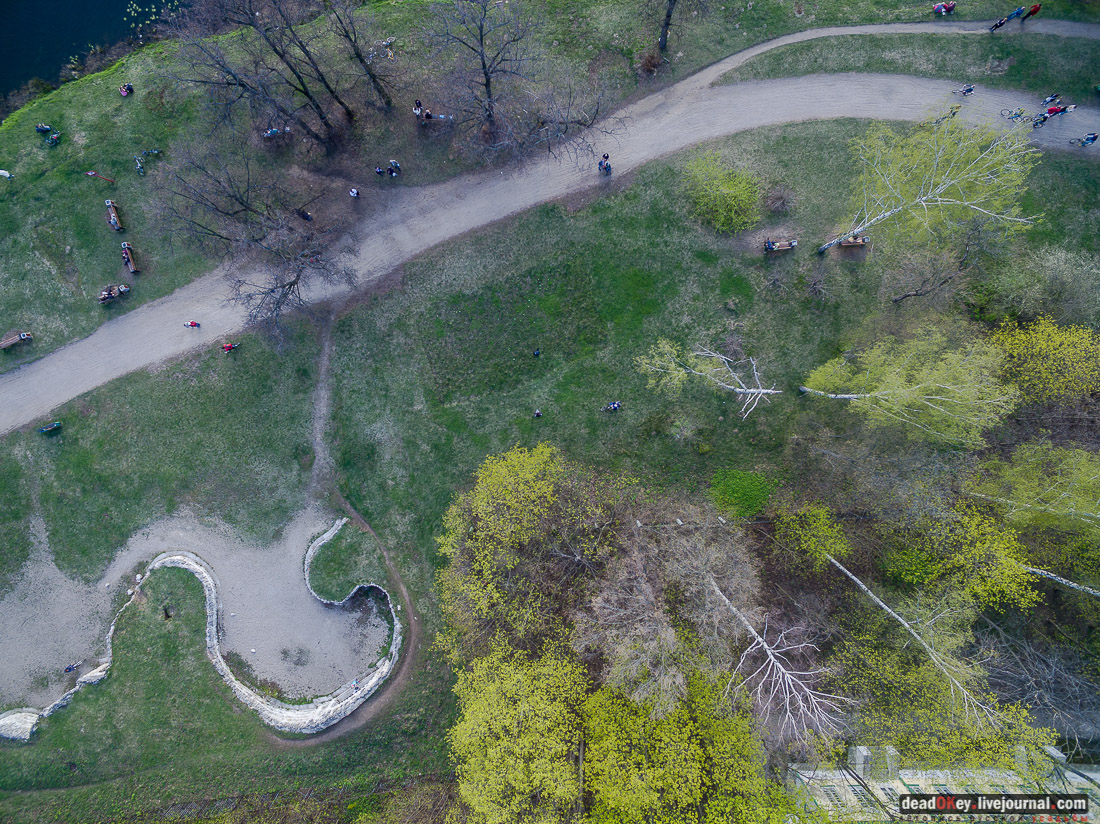 усадьба Кузьминки с квадрокоптера