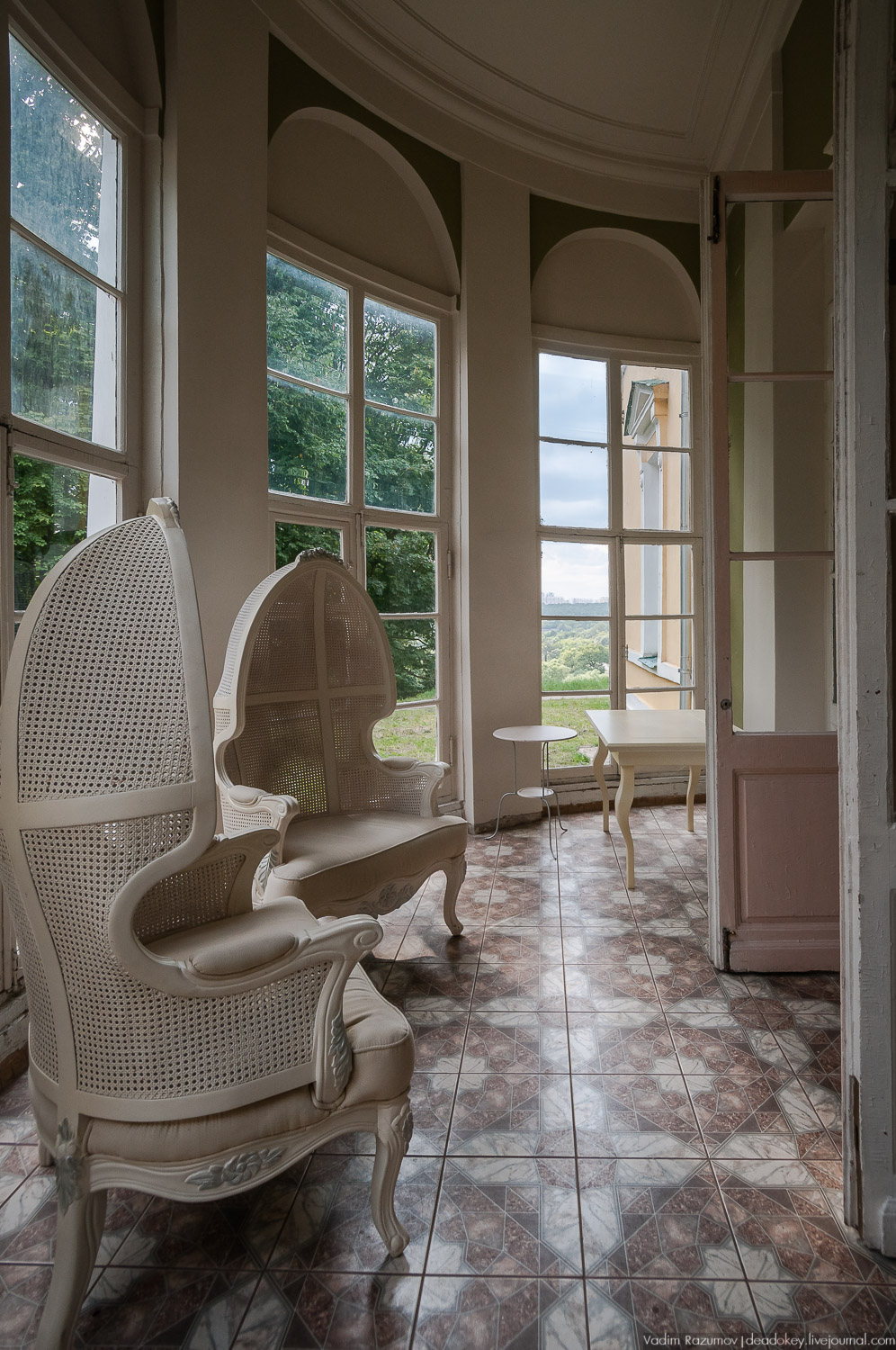 усадьба Братцево, Москва, интерьеры главного дома