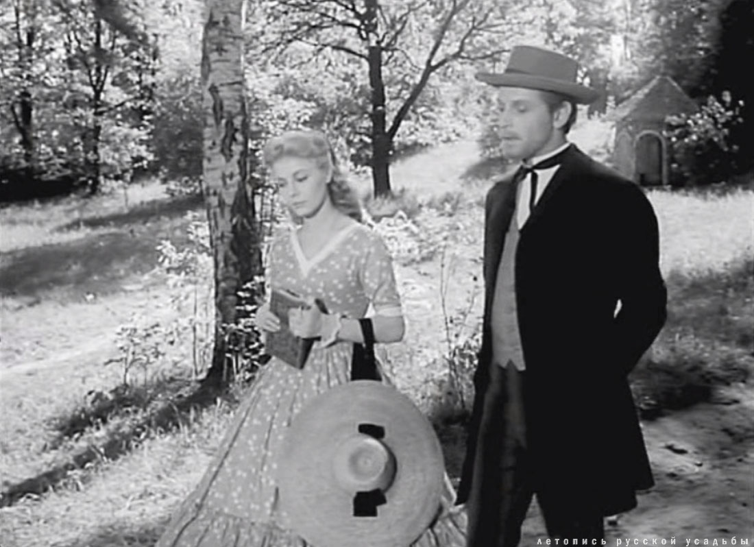 усадьба Абрамцево в фильме Накануне по роману Тургенева