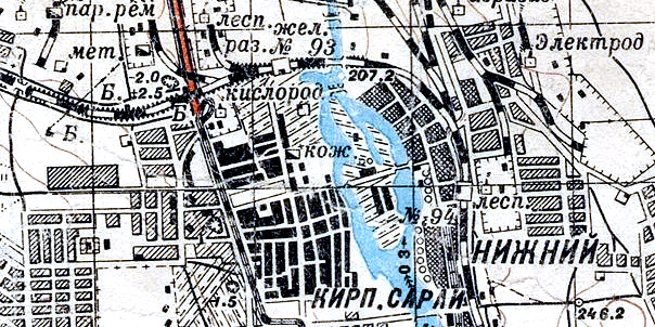 Карта Челябинска