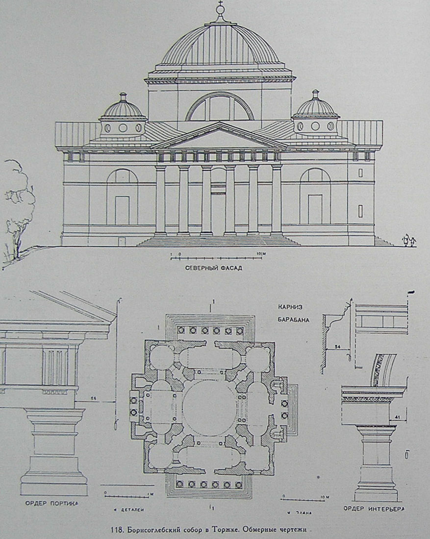 Интерьеры Борисоглебского собора в Торжке, Тверская область, арх. Н.А. Львов, Екатерина II, Борисоглебский монастырь