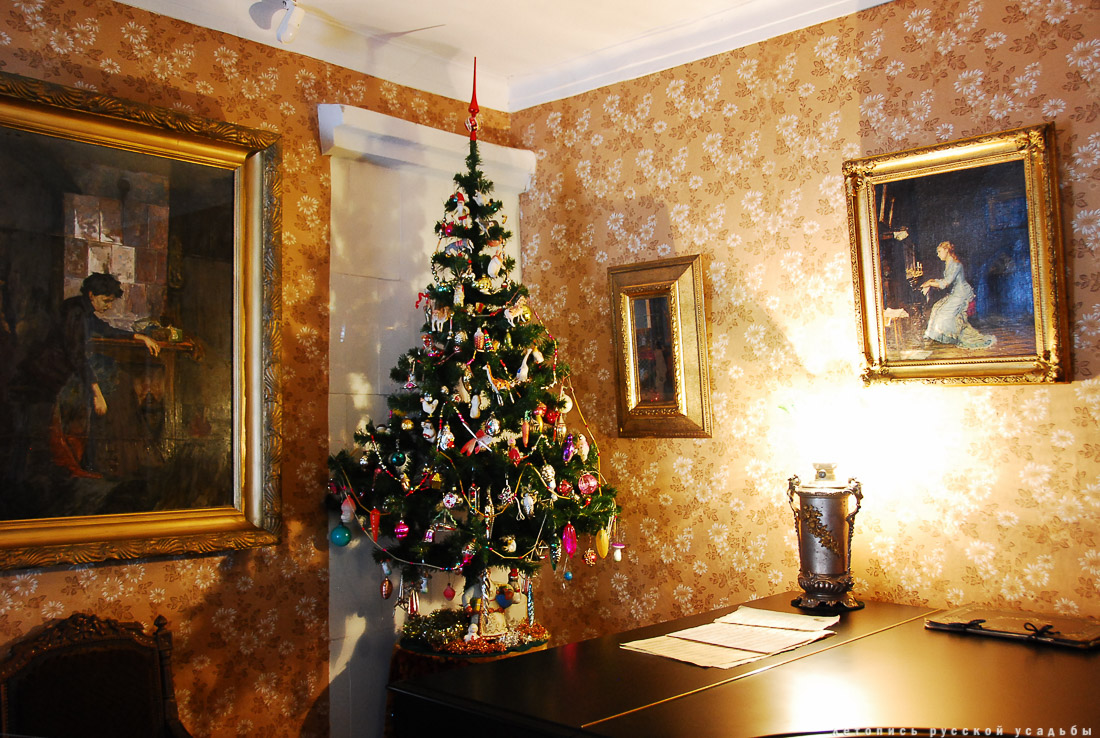 С Новым 2017 годом! Летопись Русской Усадьбы. Поздравление от усадеб. Усадебнаяелка2017