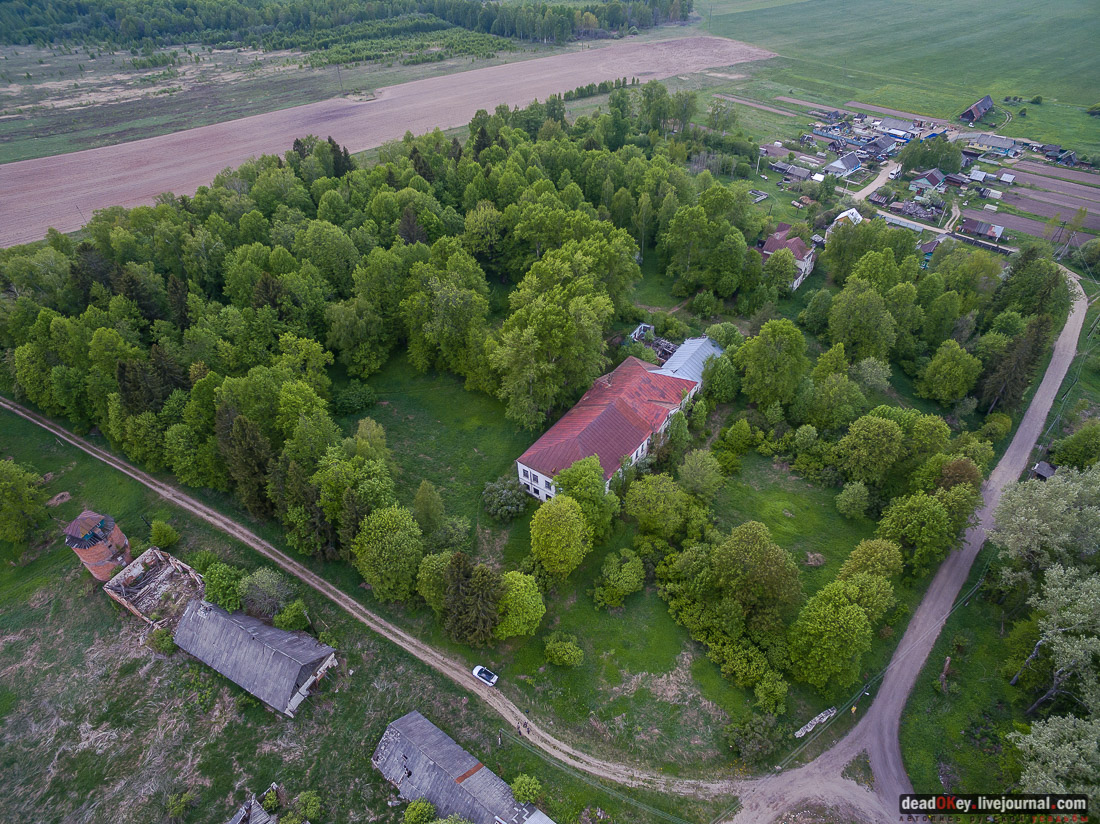 усадьба Млевичи с квадрокоптера