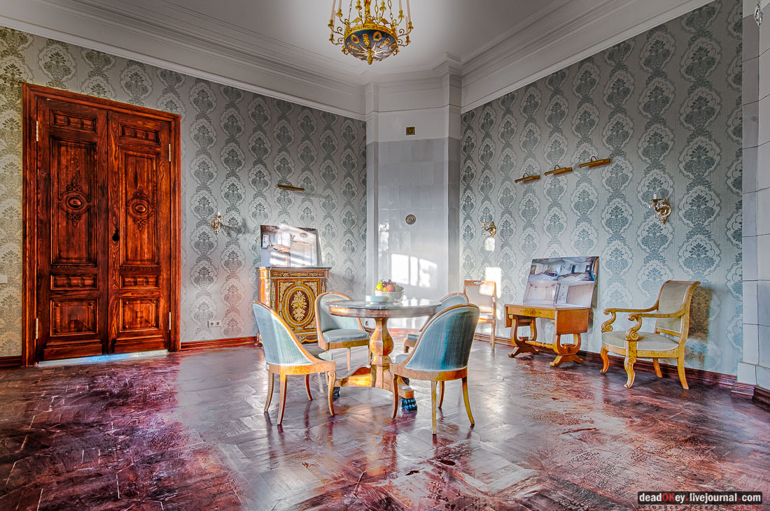 усадьба Талицы Аигиных, интерьер после реставрации, ноябрь 2014