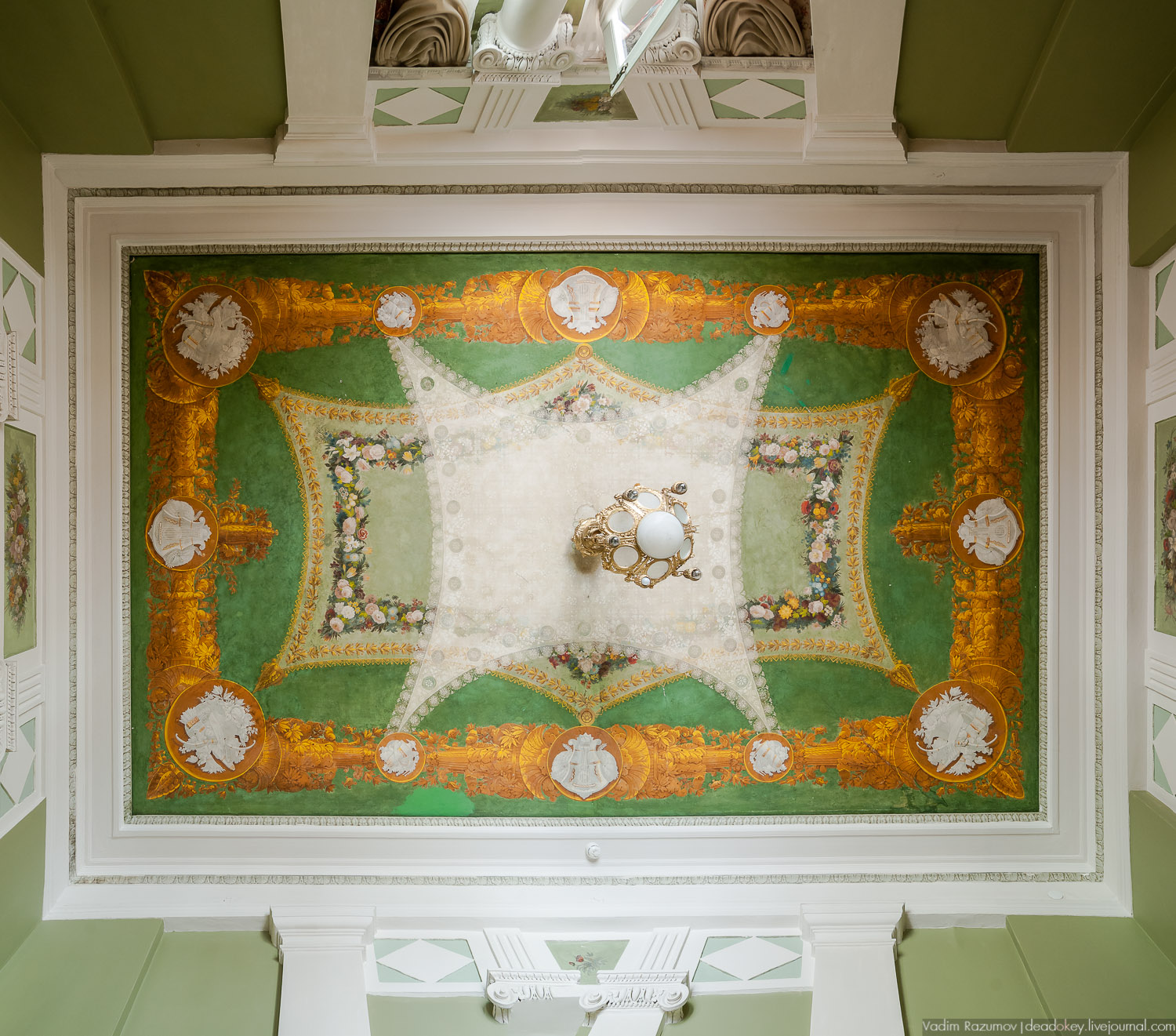 усадьба Братцево, Москва, интерьеры главного дома