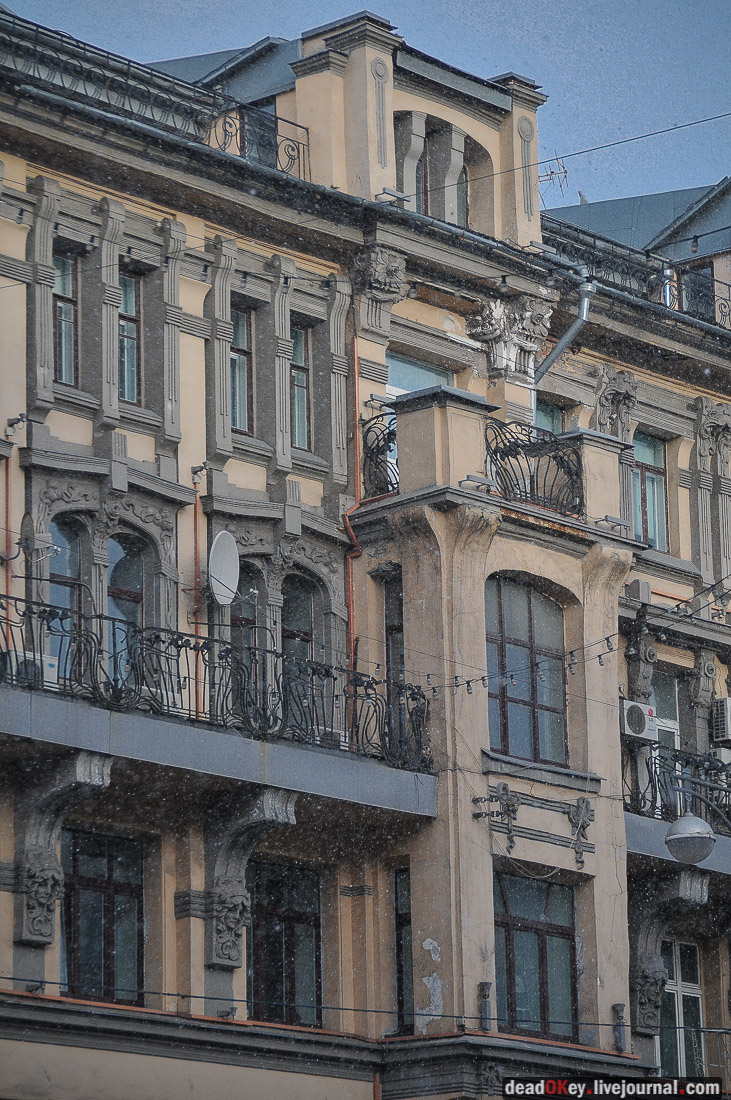 Доходный дом товарищества А. Бахрушина Сыновья, 1900-1901, архитектор К.К. Гиппиус, Тверская ул.12