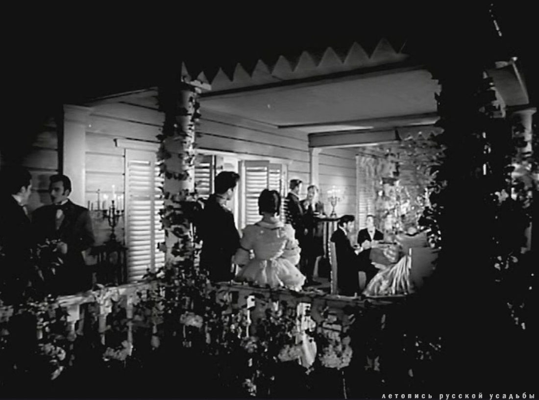 усадьба Абрамцево в фильме Накануне по роману Тургенева