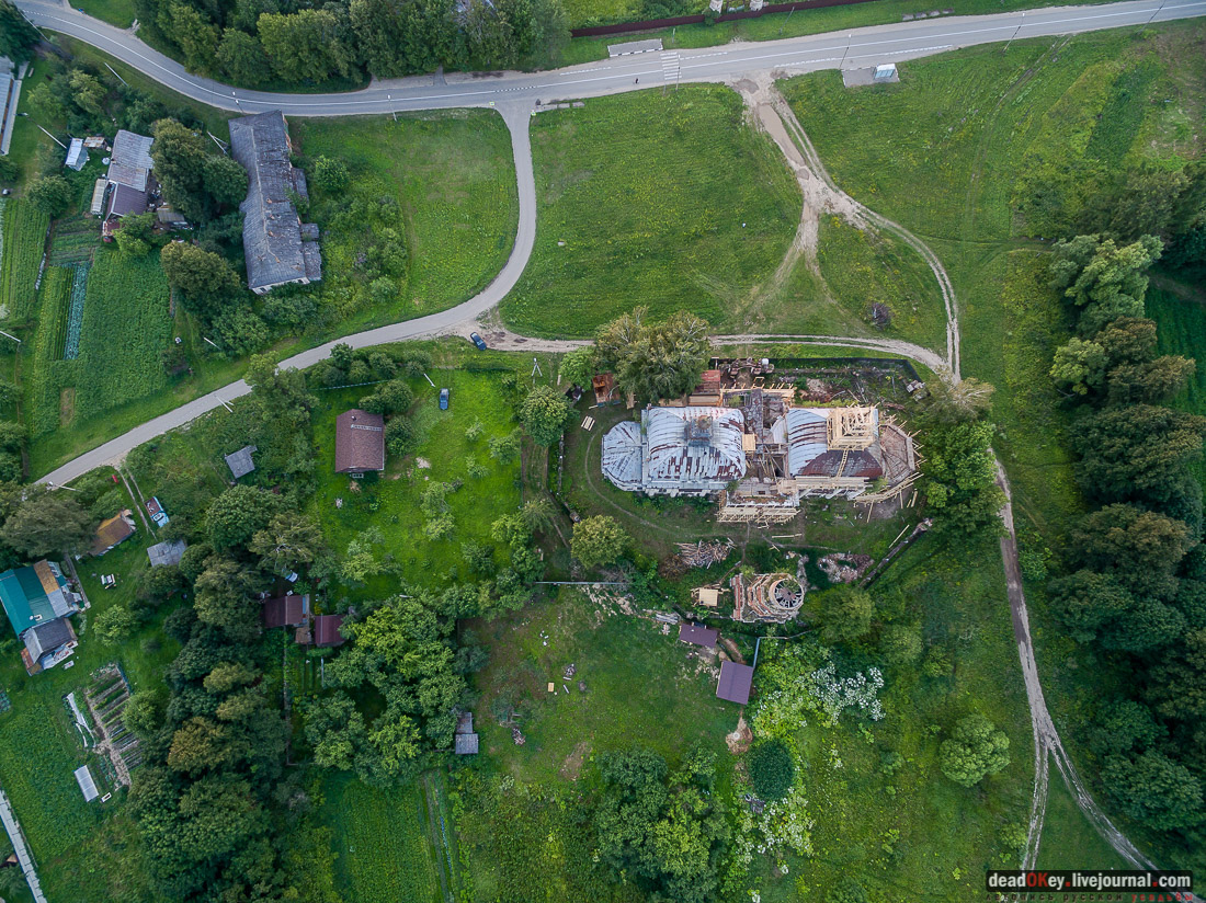 усадьба Ярополец Чернышевых с квадрокоптера