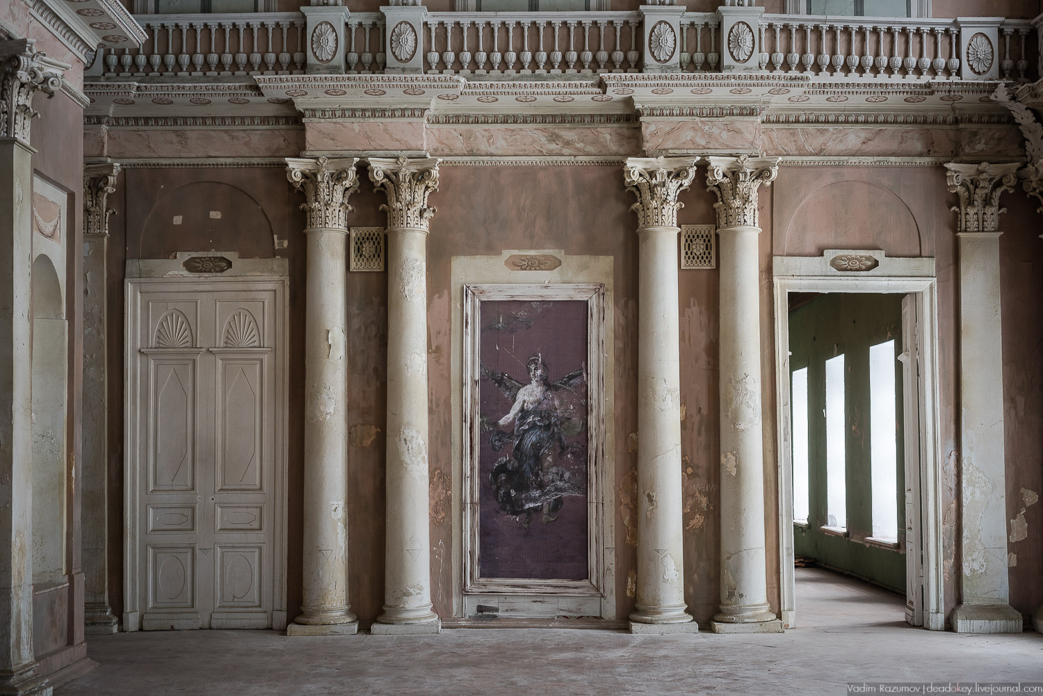 Усадьба Знаменское-Садки, интерьеры главного дома, Москва