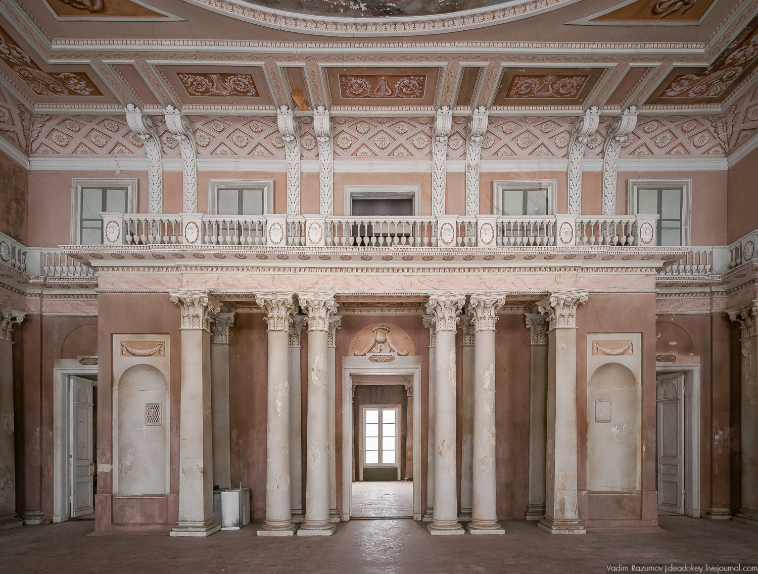 Усадьба Знаменское-Садки, интерьеры главного дома, Москва