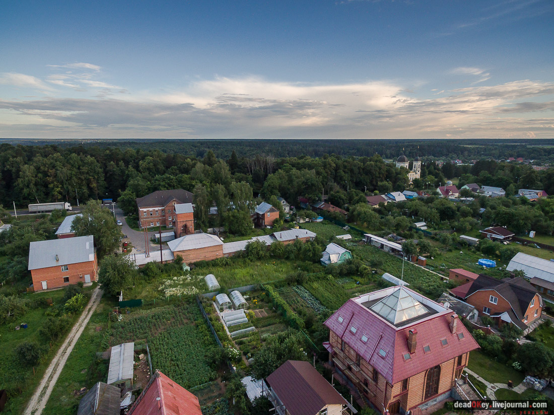 усадьба Семеновское-Отрада с квадрокоптера