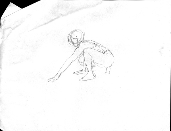 Dr Sketchys Crouch Gesture.