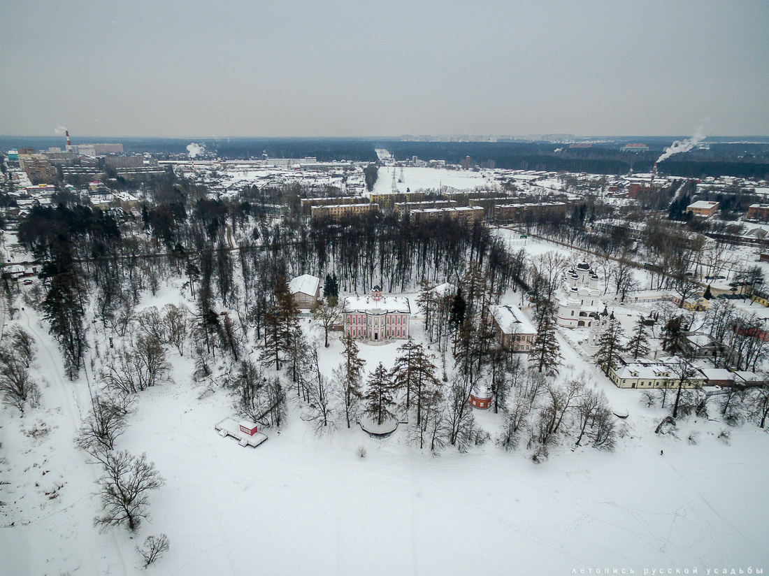 усадьба Большие Вяземы с квадрокоптера