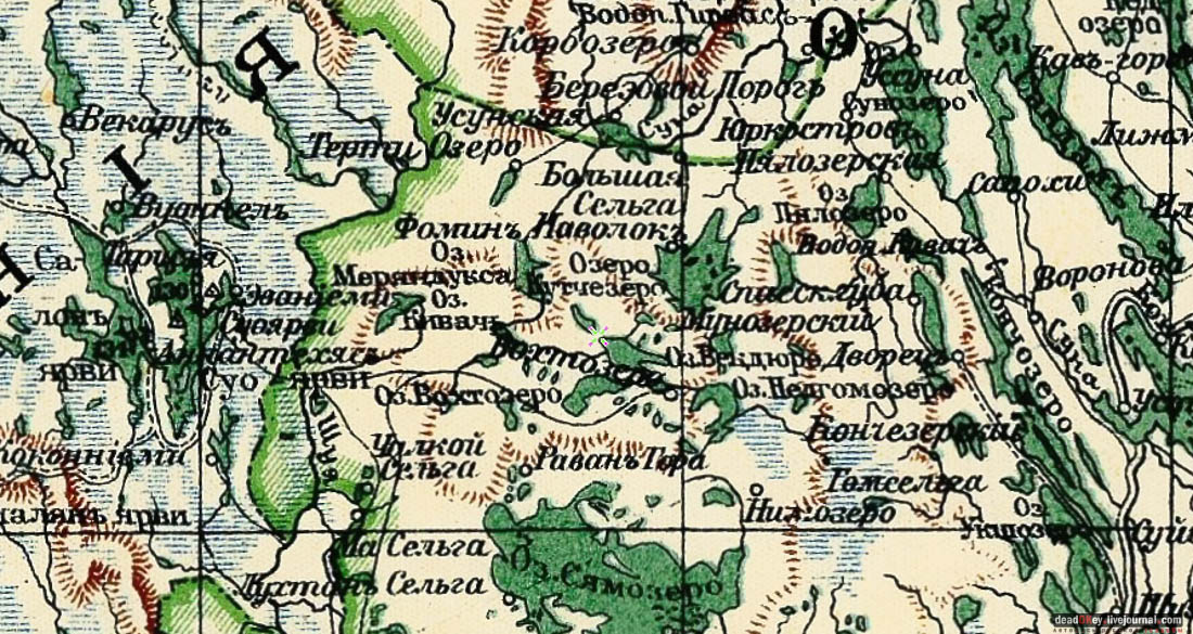 заброшенная деревня Сяпчозеро, Карелия, Кондопожский район