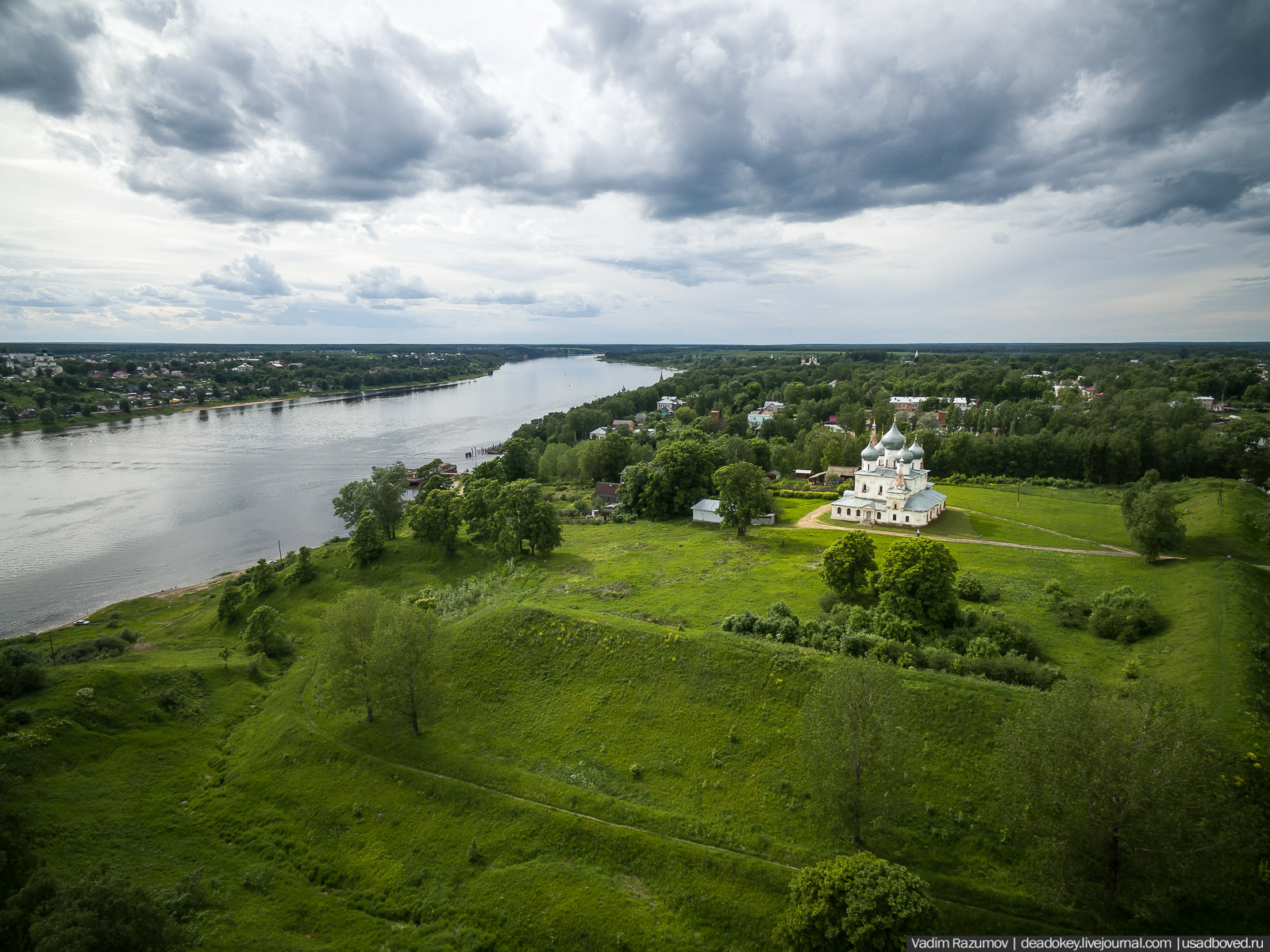Тутаев (Романов-Борисоглебск), Ярославская область с дрона