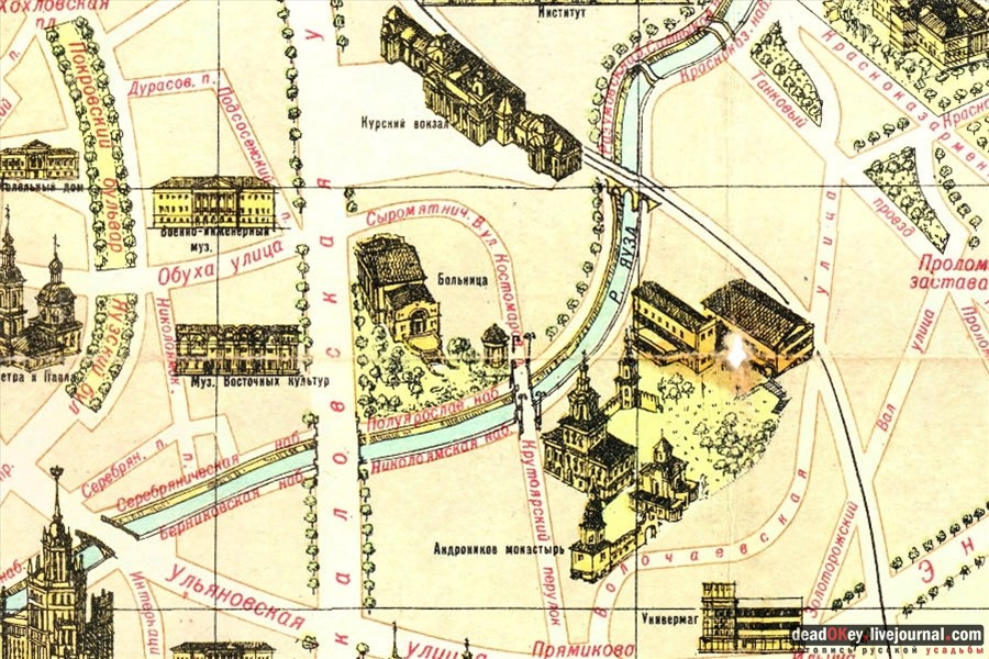 усадьба Высокие Горы (Усачевых-Найденовых), Москва, Земляной Вал, 53
