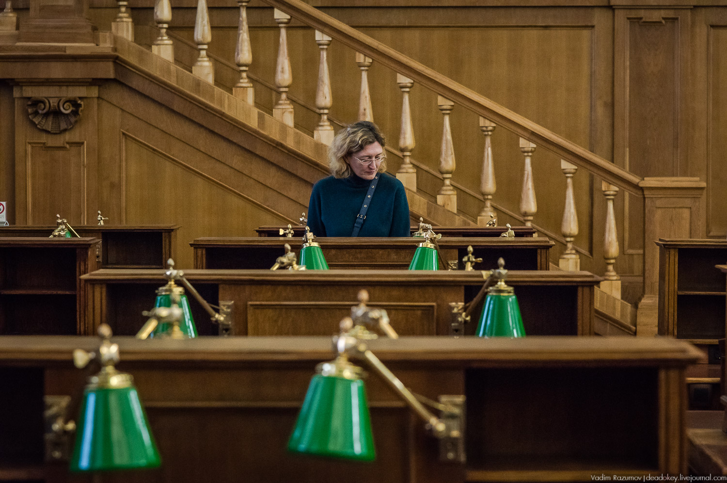 РГБ. Российская государственная библиотека. Интерьеры читального зала