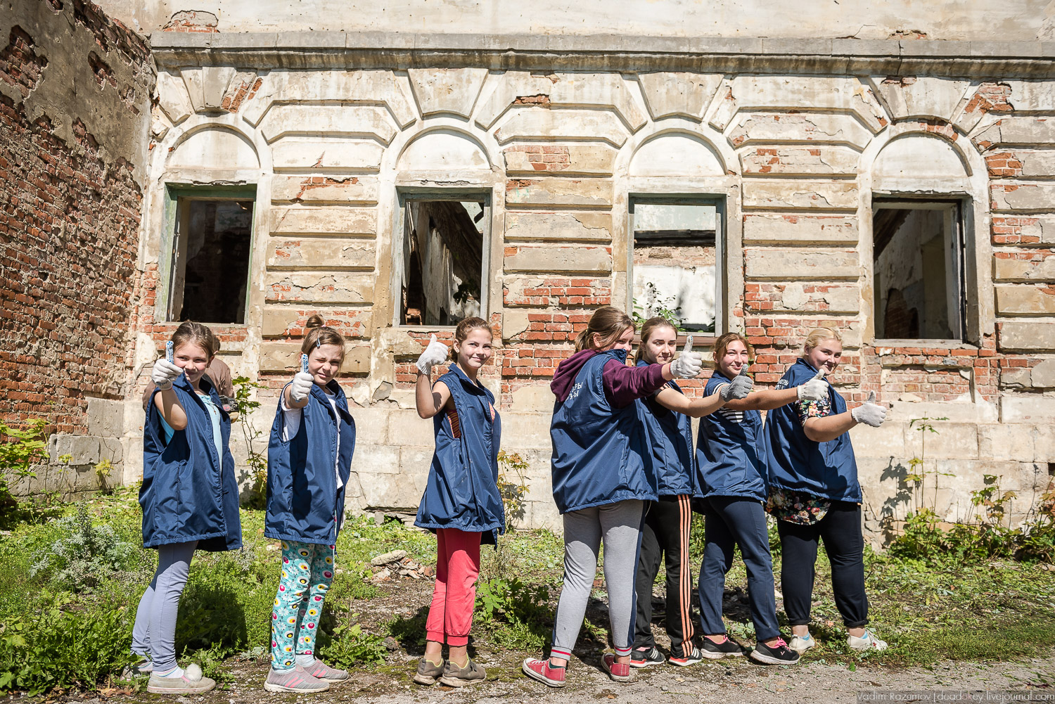 усадьба Сергиевское-на-Упе, Усадебные волонтеры 24 августа 2019 года