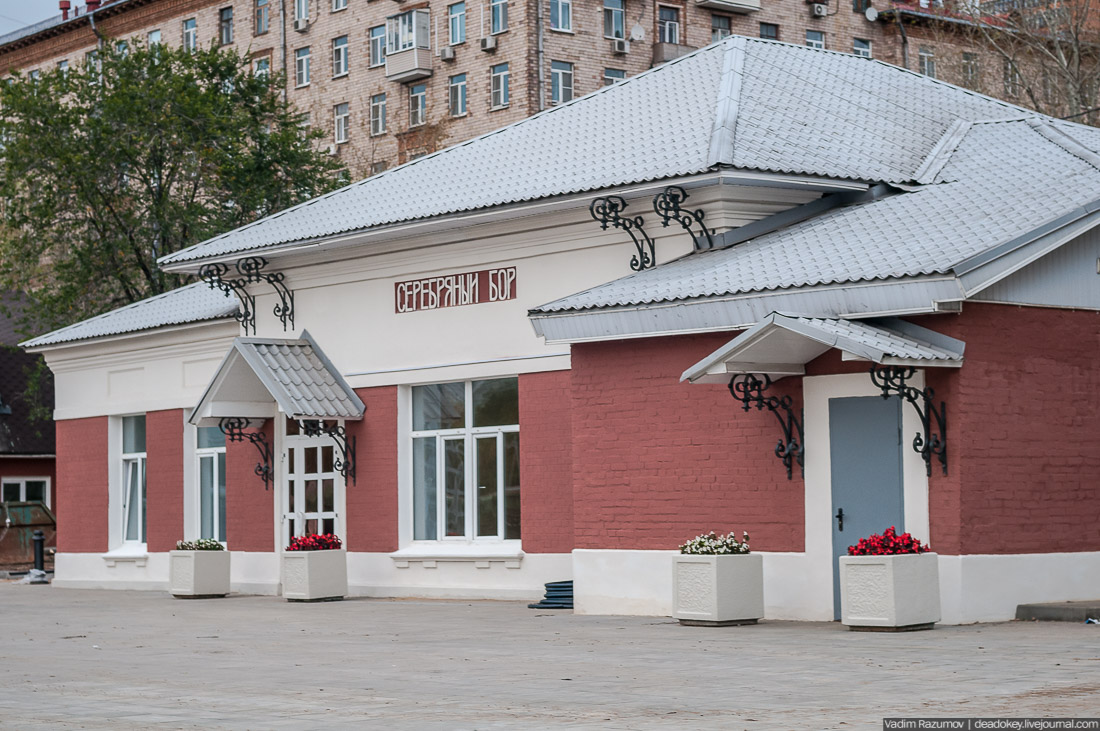 МКЖД. Станция Серебряный бор.