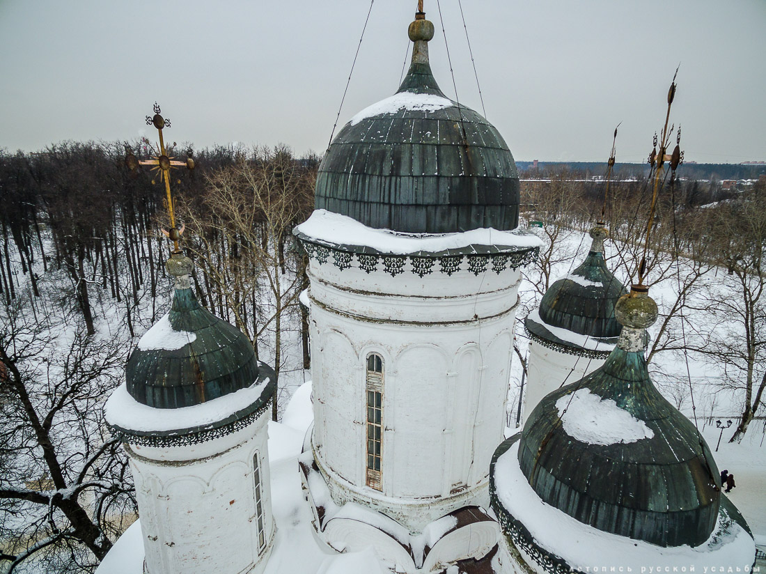 усадьба Большие Вяземы с квадрокоптера