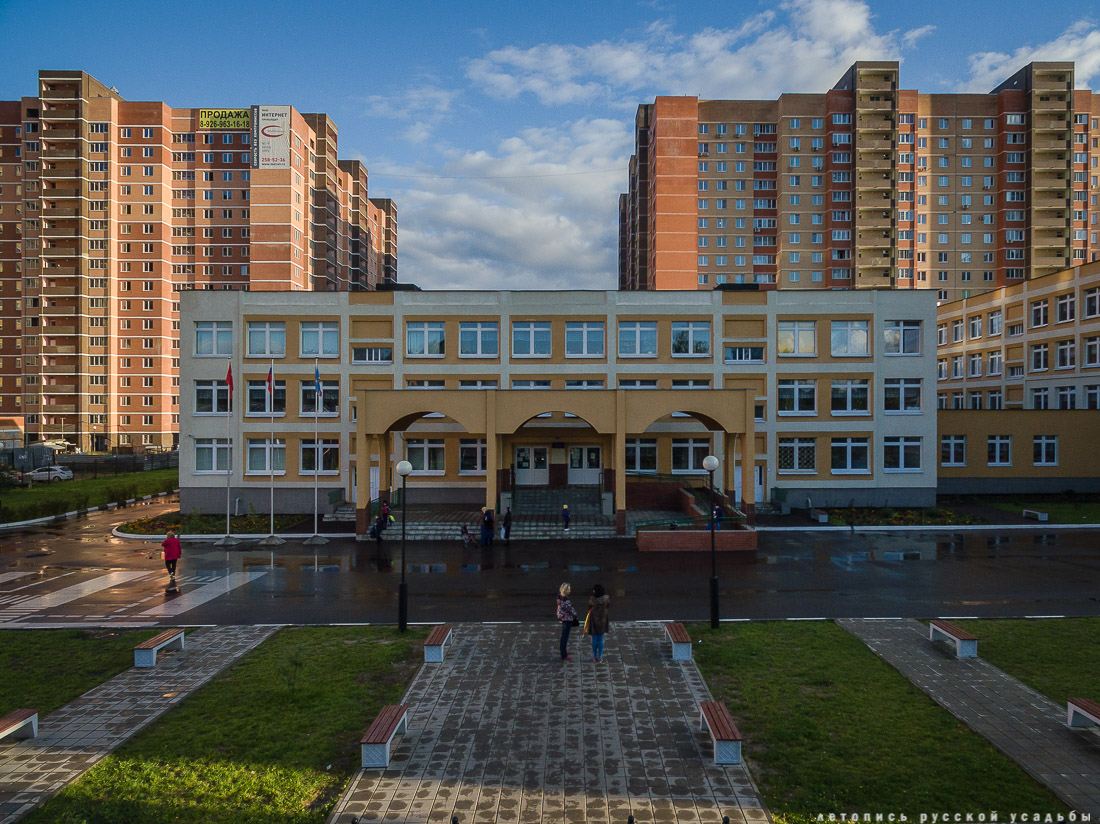 Поселок Октябрьский, фабрика Шорыгина с квадрокоптера