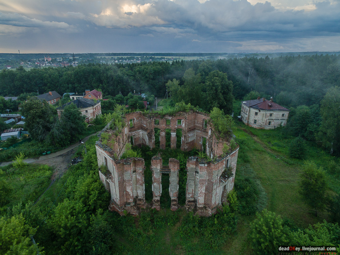 усадьба Петровское-Алабино с квадрокоптера