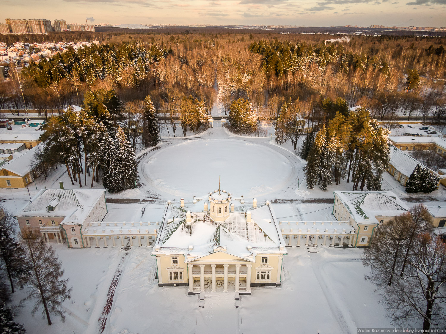 усадьба Валуево с дрона