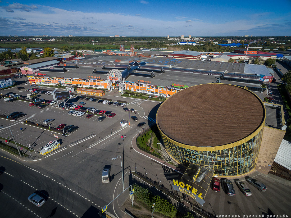 Поселок Октябрьский, фабрика Шорыгина с квадрокоптера