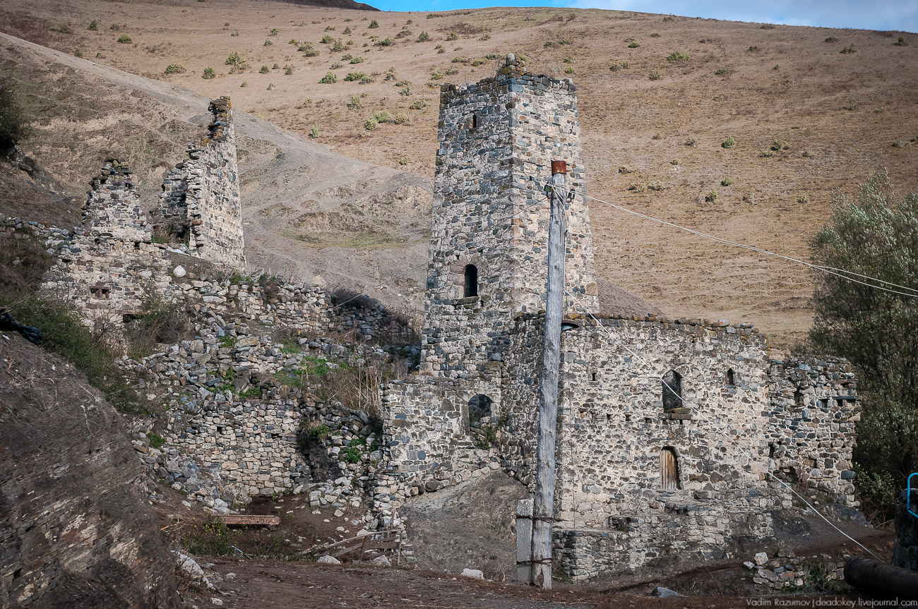 Башенный комплекс Ляжги, Ингушетия, Джейрахский район, сельское поселение Ляжги.