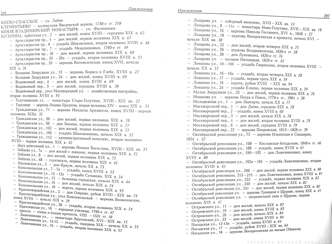Памятники архитектуры Московской области. Выпуск 3