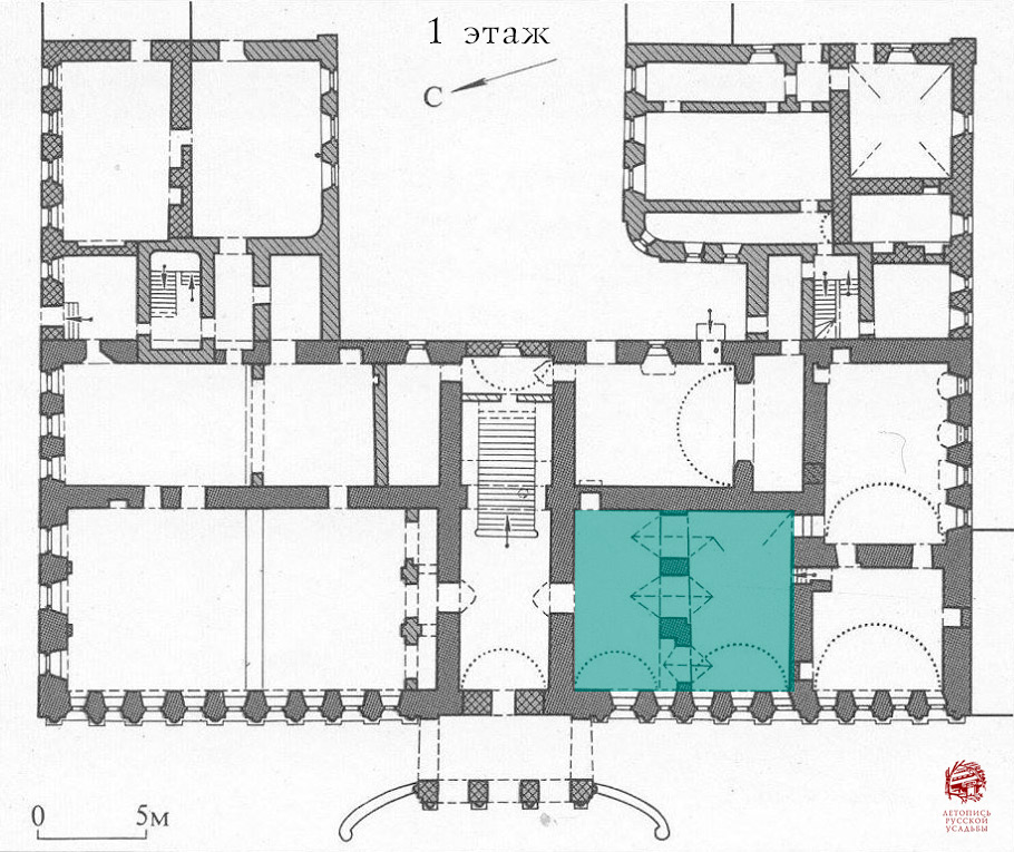 усадьба, палаты Пожарского, дом Ростопчиных и Денисова Орлова, ул. Большая Лубянка д.14