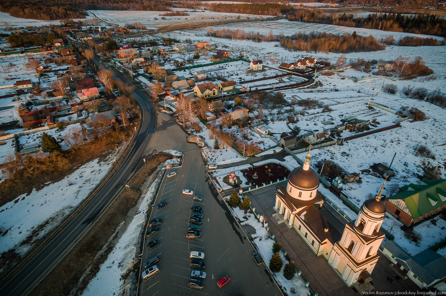 Радонеж, церковь, городище