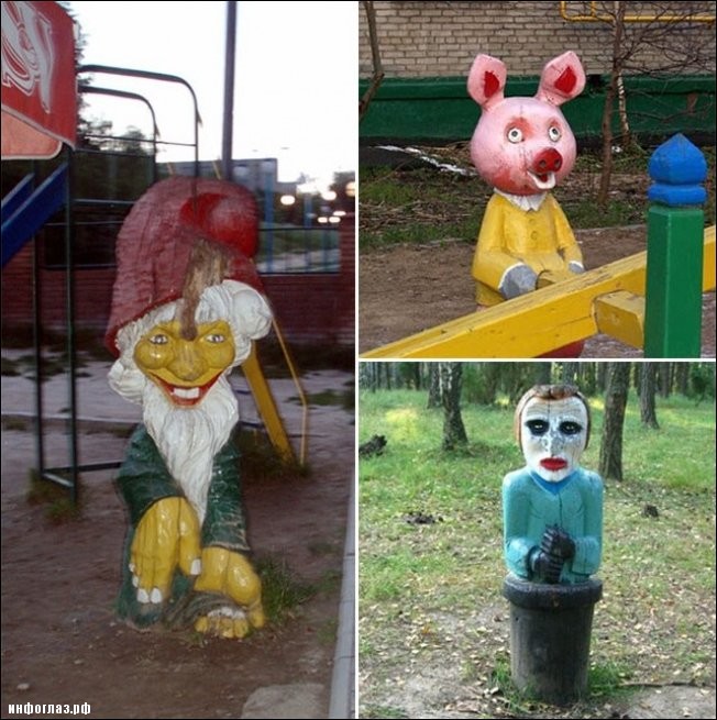 Игровая площадка - ужасы нашего городка