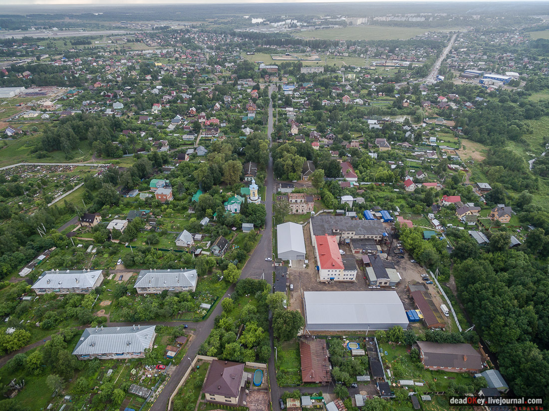 усадьба Петровское-Алабино с квадрокоптера