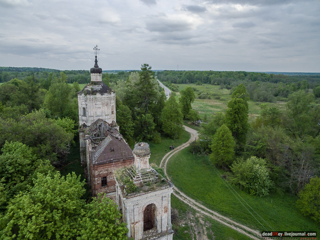 усадьба Млевичи с квадрокоптера